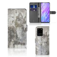 Samsung Galaxy S20 Ultra | Bookcase | Beton Print