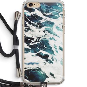 Golven: iPhone 6 PLUS / 6S PLUS Transparant Hoesje met koord