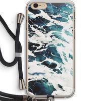 Golven: iPhone 6 PLUS / 6S PLUS Transparant Hoesje met koord