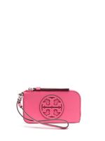 Tory Burch porte-cartes Miller à découpe logo - Rose