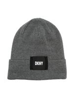 Dkny Kids bonnet à patch logo - Gris