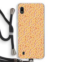 Camouflage: Samsung Galaxy A10 Transparant Hoesje met koord