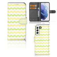 Samsung Galaxy S22 | Telefoon Hoesje | Waves Yellow