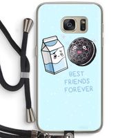 Best Friend Forever: Samsung Galaxy S7 Transparant Hoesje met koord