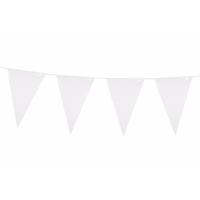 Boland Bruiloft Vlaggenlijn XXL - wit - 10 meter - feestdecoratie