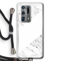 Biggest stripe: Huawei P40 Pro Plus Transparant Hoesje met koord