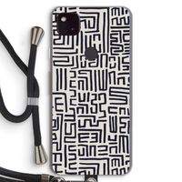 Moroccan Print: Pixel 4a 5G Transparant Hoesje met koord