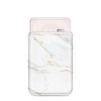 MIO White Marble Magsafe Compatible Card Holder
