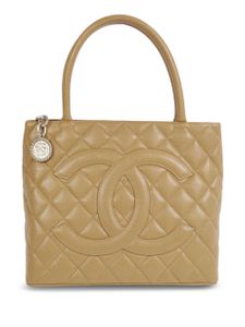 CHANEL Pre-Owned sac à main Medallion (2007) - Tons neutres