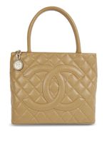 CHANEL Pre-Owned sac à main Medallion (2007) - Tons neutres - thumbnail