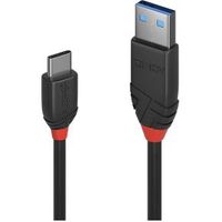 Lindy 36914 USB-kabel 0,15 m USB 3.2 Gen 1 (3.1 Gen 1) USB C USB A Zwart - thumbnail