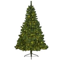 Kunst kerstboom Imperial Pine met verlichting 150 cm - thumbnail