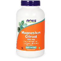 NOW Magnesium Citraat 200mg Tabletten