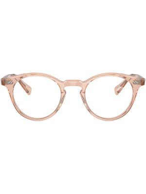 Oliver Peoples lunettes de vue à monture ronde - Marron