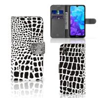 Huawei Y5 (2019) | Telefoonhoesje | Met pasjeshouder | Slangenprint