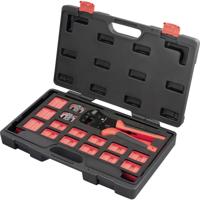 TOOLCRAFT TO-9660081 Krimptangset Incl. krimp-assortiment met koffer