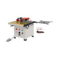 Kantenaanlijmmachine - 850 W - 0,5 tot 5 m/min aanvoersnelheid - 120 tot 200 °C - gebogen / recht Kantenaanlijmmachine - 850 W - 0,5 tot 5 m/min aanvoersnelheid - 120 tot 200 °C - gebogen / recht
