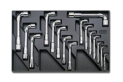 Beta Harde voorgevormde inzetbakken met assortiment gereedschap T76 - 024240076