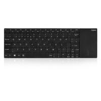 Rapoo E2710 Draadloos multimedia toetsenbord met touchpad Toetsenbord Zwart