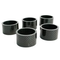 Hzb Spacers 28.6 mm 1-1/8 inch oversized 20 mm carbon 5 stuks 6500033