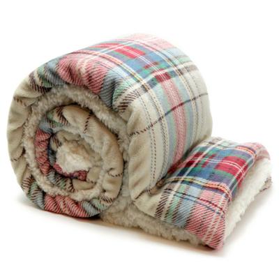 Plaid larsson l200 b150 cm zand - Unique living
