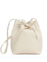 Mansur Gavriel soft mini leather bucket bag - Tons neutres