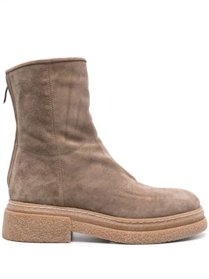 Alberto Fasciani bottines Gill en daim - Marron