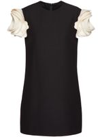 Valentino Garavani robe courte Crepe Couture - Noir