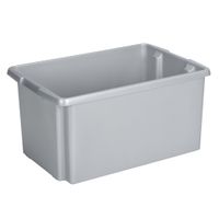 Sunware opslagbox kunststof 51 liter lichtgrijs 59 x 39 x 29 cm