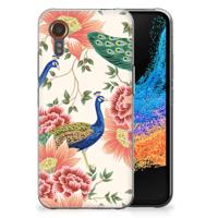 TPU Hoesje voor Samsung Galaxy Xcover 7 Pink Peacock - thumbnail