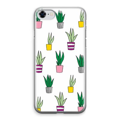 Sanseveria: iPhone 8 Transparant Hoesje
