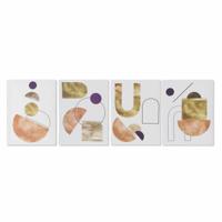 Schilderij DKD Home Decor S3018133 Abstract Modern (30 x 1,8 x 40 cm) (4 Stuks)