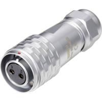 Weipu SF1210/S2 I Ronde connector Bus, recht Totaal aantal polen: 2 Serie (ronde connectoren): SF12 1 stuk(s)