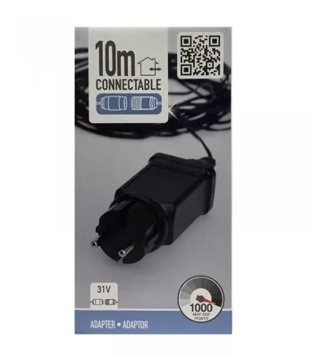 Adapter + 10m Snoer Koppelbaar max. 1000 punten