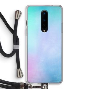 mist pastel: OnePlus 8 Transparant Hoesje met koord