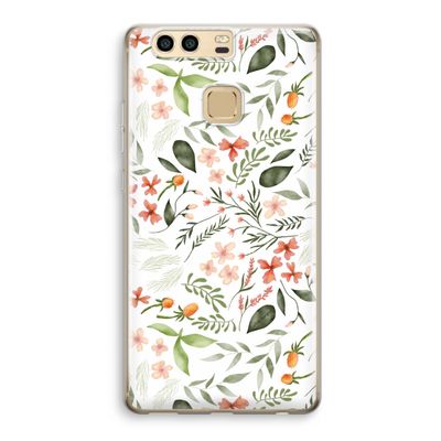 Sweet little flowers: Huawei P9 Transparant Hoesje