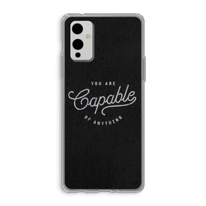 Capable: OnePlus 9 Transparant Hoesje