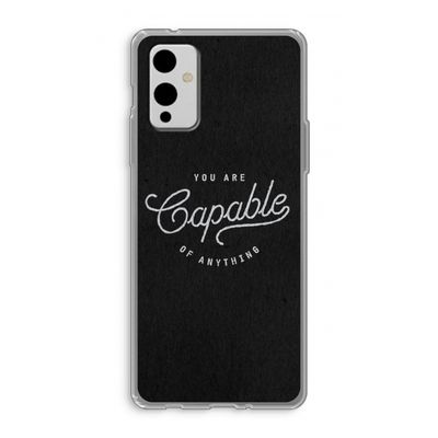 Capable: OnePlus 9 Transparant Hoesje