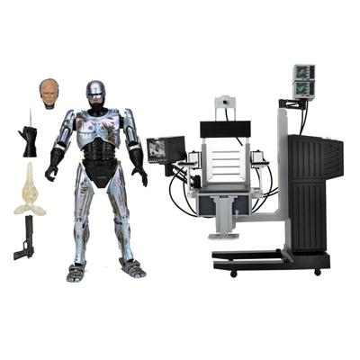 NECA Battle Damaged RoboCop with Chair