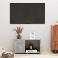 Tv-meubel 60x24x32 cm bewerkt hout betongrijs