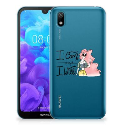 Huawei Y5 (2019) Telefoonhoesje met Naam i Can Huawei Y5 (2019) Telefoonhoesje met Naam i Can
