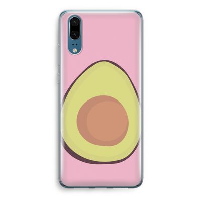 Avocado: Huawei P20 Transparant Hoesje