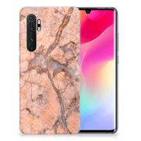 Xiaomi Mi Note 10 Lite | TPU | Siliconen hoesje | Marmer Oranje
