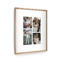 Houten lijst met gepersonaliseerde fotoafdruk - 40x50