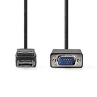 DisplayPort - VGA-kabel | DisplayPort male - VGA male | 2,0 m | Zwart - thumbnail