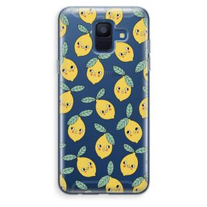Citroenen: Samsung Galaxy A6 (2018) Transparant Hoesje