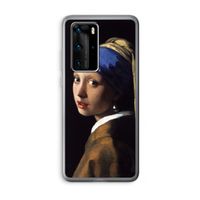 The Pearl Earring: Huawei P40 Pro Transparant Hoesje