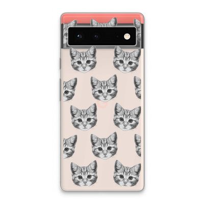 Kitten: Google Pixel 6 Transparant Hoesje