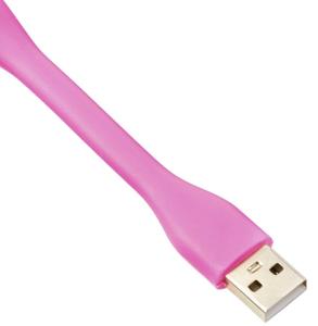 Renkforce RF-USBF-101-PK USB-ventilator Zwenkbaar (b x h x d) 85 x 141 x 21 mm