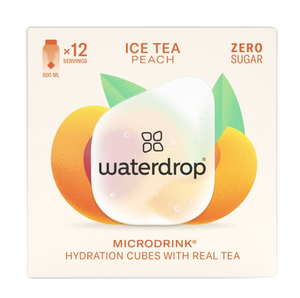 Waterdrop Ice Tea Peach Microdrink Vitamin Hydration Cubes